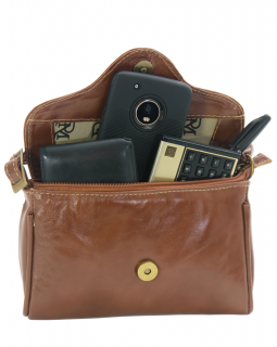 Bolsa de Couro Tiracolo  103 Madeira