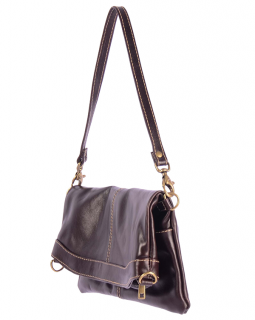 Bolsa de Couro Transversal 108 Café