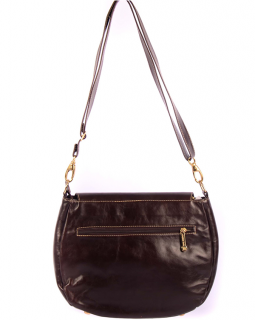 Bolsa de Couro Transversal 455  Café