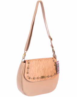 Bolsa de Couro Transversal 455  Marfim