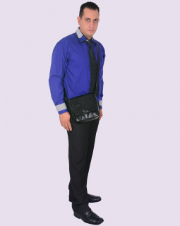 Bolsa de Couro Transversal 199 Preta