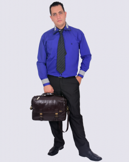 Pasta de Couro 123 Canela