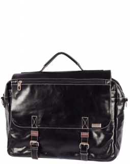 Pasta de Couro 123 Preta