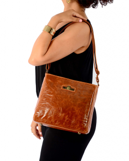 Bolsa de Couro Tiracolo 456