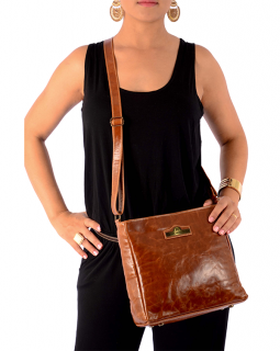 Bolsa de Couro Tiracolo 456