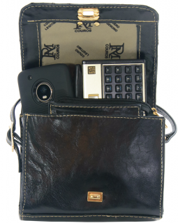 Bolsa de Couro Transversal de Mão - 107