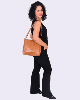 Bolsa de Couro Tiracolo 456M Café
