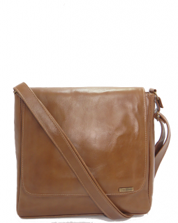 Bolsa de Couro Tiracolo 456M Madeira