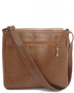 Bolsa de Couro Tiracolo 456M Madeira