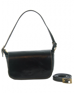 Bolsa de Couro Tiracolo 200 Preta