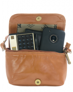 Bolsa de Couro Tiracolo 200 Canela