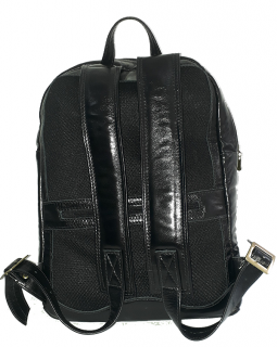 Mochila de Couro 450 Preta