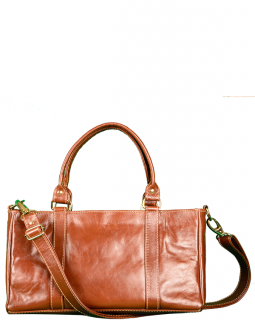 Bolsa de Couro Três Divisões 550 Canela