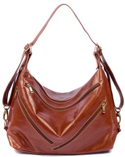 Bolsa de Couro estilo Mochila  467 Madeira