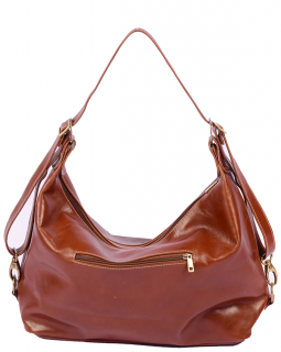 Bolsa de Couro estilo Mochila  467 Madeira