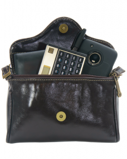 Bolsa de Couro Tiracolo  103 Café